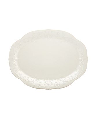 Lenox French Perle 16 Oval Serving Platter
