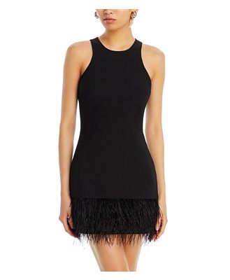 Likely Cami Feather Trim Dress