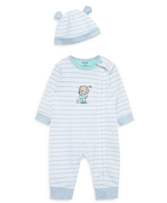 Little Me Boys' Golfer Coverall & Hat - Baby