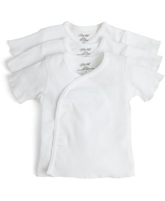 Little Me Unisex Side-Snap Shirt, 3 Pack - Baby