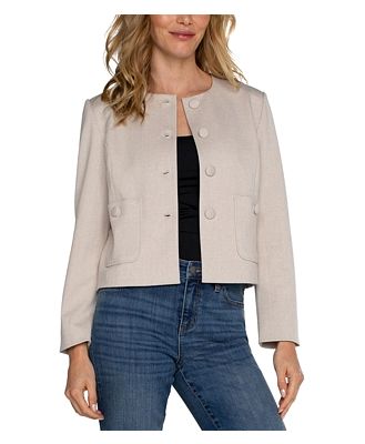 Liverpool Los Angeles Boxy Cropped Jacket