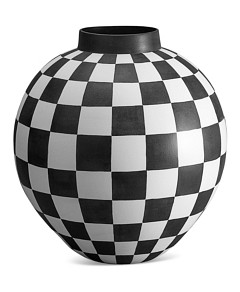 L'Objet Damier Extra Large Porcelain Vase