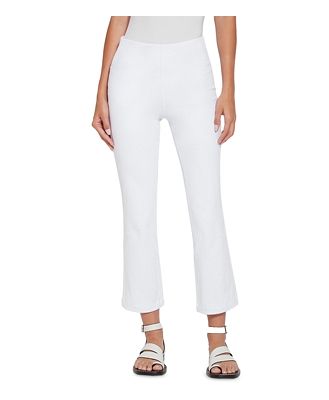 Lysse High Rise Ankle Baby Bootcut Jeans in White