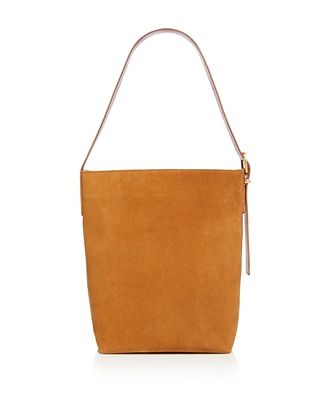 Madewell The Essential Bucket Tote in Suede