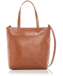Madewell The Zip Top Medium Leather Transport Tote