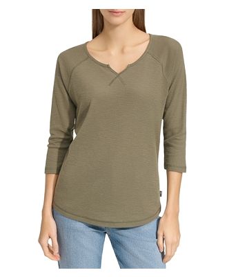 Marc New York Waffle Knit Top