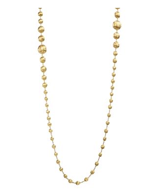 Marco Bicego 18K Yellow Gold Africa Bead Necklace, 36
