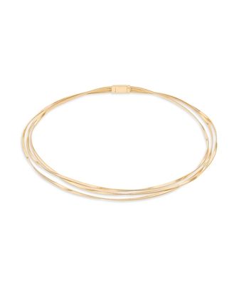 Marco Bicego 18K Yellow Gold Marrakech Three Strand Necklace, 16.5