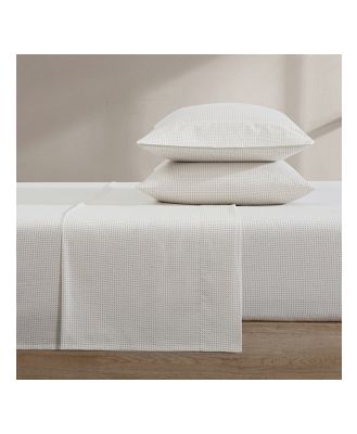 Marimekko Muru Beige Cotton Sheet Set