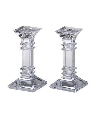 Marquis by Waterford Treviso 6 Candlesticks, Set of 2