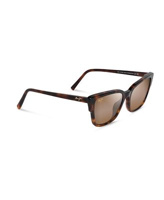 Maui Jim Kou Polarized Cat Eye Sunglasses, 55mm