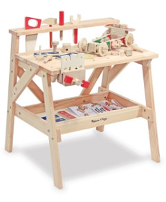Melissa & Doug Wooden Project Workbench - Ages 3+
