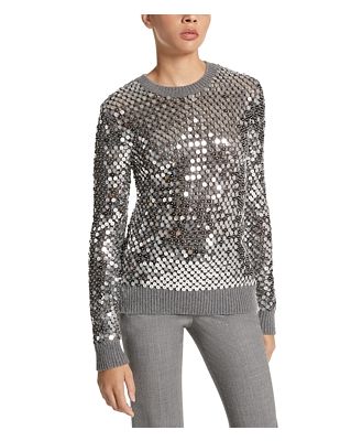 Michael Kors Collection Cashmere Blend Sequin Sweater