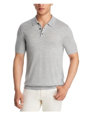 Michael Kors Merino Wool Regular Fit Polo Shirt