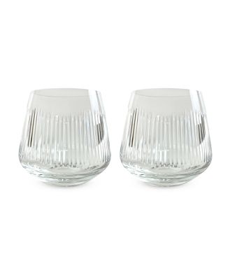 Michael Wainwright Berkshire Double Old Fashioned Glasses, Set of 2