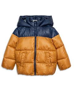 Miles The Label Baby Colorblock Hooded Puffer Jacket - Baby