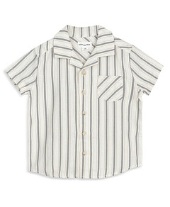 Miles The Label Boys' Camp Shirt - Little Kid