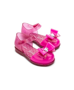 Mini Melissa Girls' Amy & Barbie Sandals - Toddler