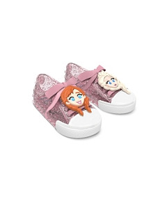 Mini Melissa Girls' Polibolha Ii + Disney 100 Lace Up Sneakers - Toddler