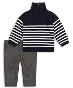 Miniclasix Boys' Striped Sweater & Pants Set - Baby