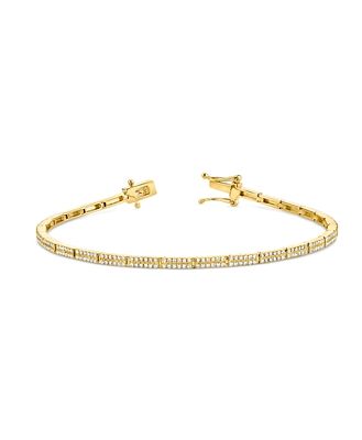 Moon & Meadow 14K Yellow Gold Kate Diamond Pave Link Bracelet