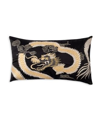 Natori Luxe Charm Dragon Pillow, 18 x 10