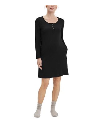 Nom Maternity Heart on Your Sleeve Henley Nursing Nightgown