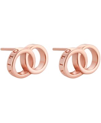 Olivia Burton The Classics Interlink Earrings in Sterling Silver, Gold-Plated Sterling Silver or Rose Gold-Plated Sterling Silver