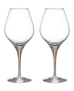 Orrefors Intermezzo Aroma Gold Wine Glass, Set of 2 - 100% Exclusive