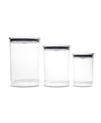 Oxo Good Grips Pop Round Canisters, Set of 3