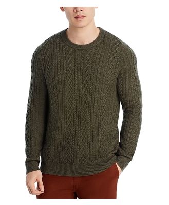 Peter Millar Crown Ridge Cable Crewneck Sweater