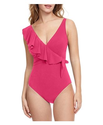 Profile by Gottex Ruffled One Piece Swimsuit
