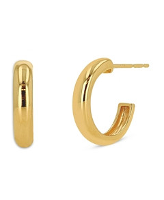 Rachel Reid 14K Yellow Gold Polished Small Hoop Earrings