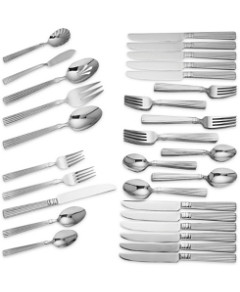 Reed & Barton Crescendo Ii Stainless Steel 65 Piece Flatware Set, Service for 12
