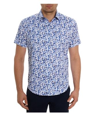 Robert Graham Kaanapali Paisley Cotton Blend Woven Shirt
