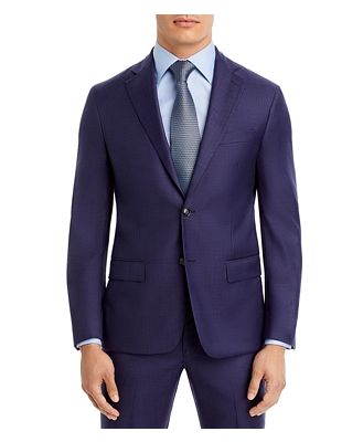 Robert Graham Modern Fit Purple Sharkskin Suit Jacket
