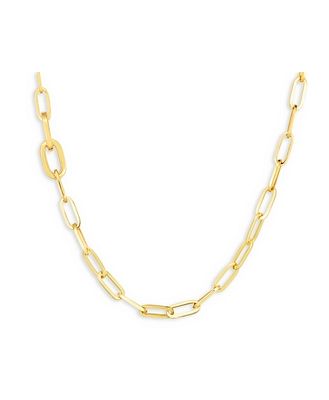 Roberto Coin 18K Gold Large Link Strand Necklace, 34