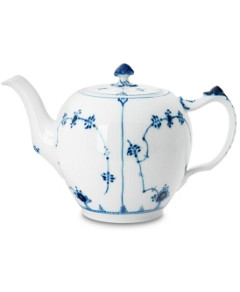 Royal Copenhagen Blue Fluted Plain Teapot