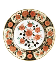 Royal Crown Derby Imari Accent Plate - Antique Chrysanthemum