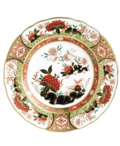 Royal Crown Derby Imari Accent Plate Golden Peony