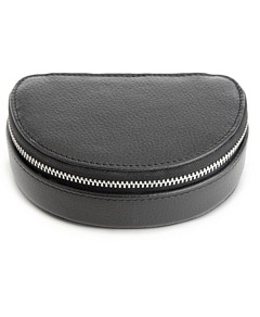 Royce New York Compact Leather Jewelry Case