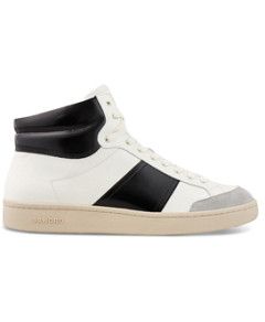 Sandro Men's Trainers Mid-Top Leather Sneakers