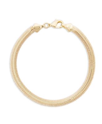 Shashi Snake Chain Bracelet in 14K Gold Plated