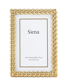Siena Gold Braid 4 x 6 Picture Frame
