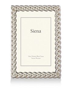 Siena Silver Braid Frame, 4 x 6