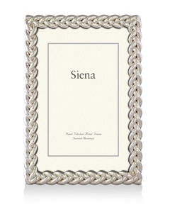 Siena Silver Braid Frame, 5 x 7