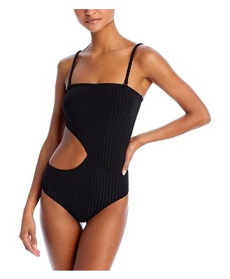 Sold & Striped The Cameron Ribbed One Piece Swimsuit