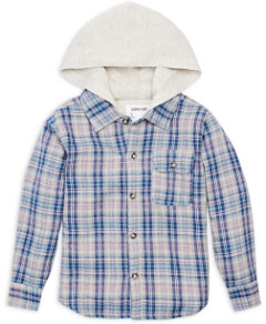 Sovereign Code Boys' Northern Hooded Plaid Shirt - Baby