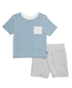 Splendid Boys' Retro Pocket Tee & Shorts Set - Little Kid, Big Kid