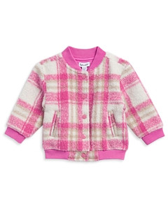 Splendid Girls' Flannel Bomber Jacket - Baby